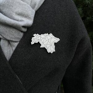 Kimaltava rintaneula "Eesti"